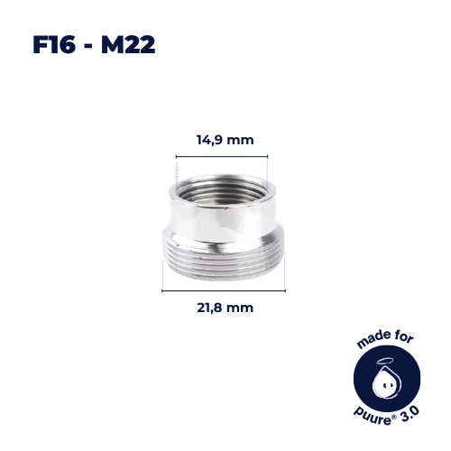 Adaptador de grifo F16-M22