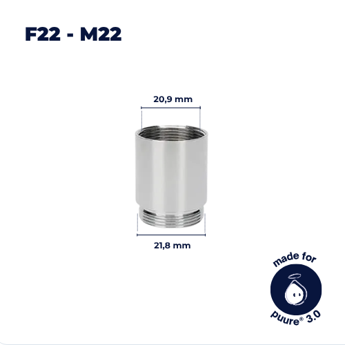 Adaptador de grifo F22-M22
